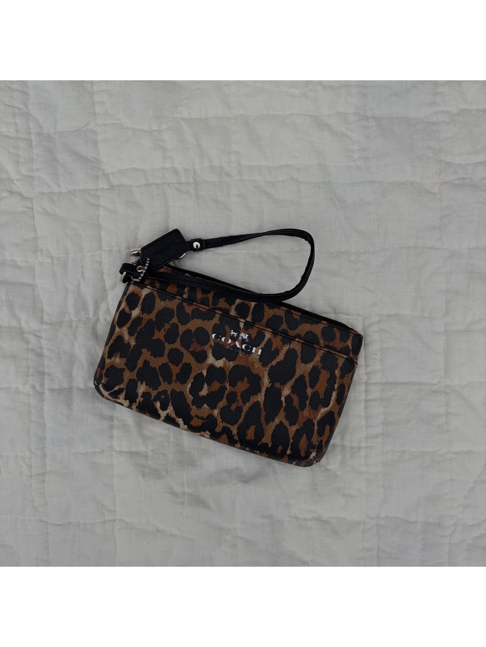 Coach Cheetah Print Wristlet